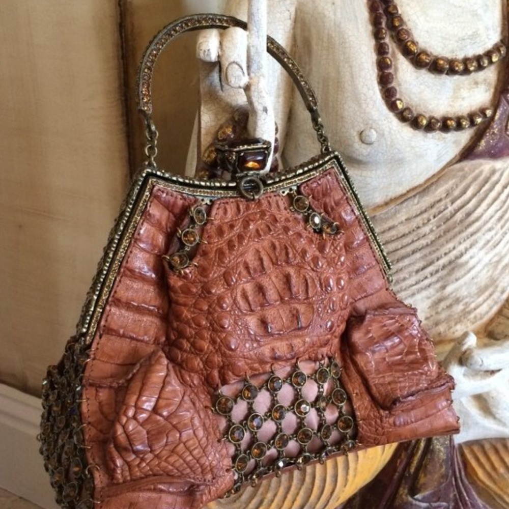 Clara Kasavina Katrina crocodile handbag
